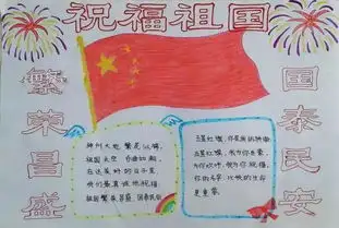2019年国庆节手抄报精选