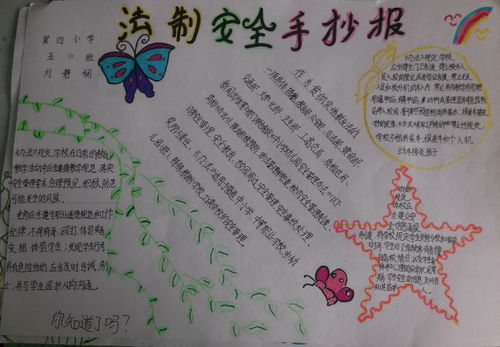 小学五年级法制安全手抄报