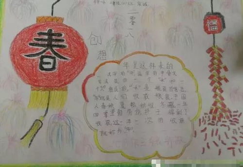 2019春节手抄报最全汇总,可下载,汉语英语附16年级春节作文写作思路技巧范文