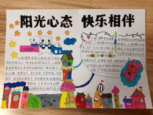 人文与艺术设计系开展阳光心态,快乐相伴主题手抄报比赛