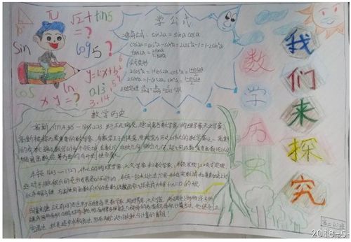 北京小学四年级数学手抄报简单又漂亮