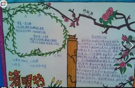 手抄报版面设计图清明节手抄报简单又漂亮清明怎么过