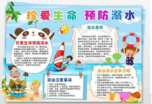 珍爱生命,预防溺水,防溺水手抄报合集