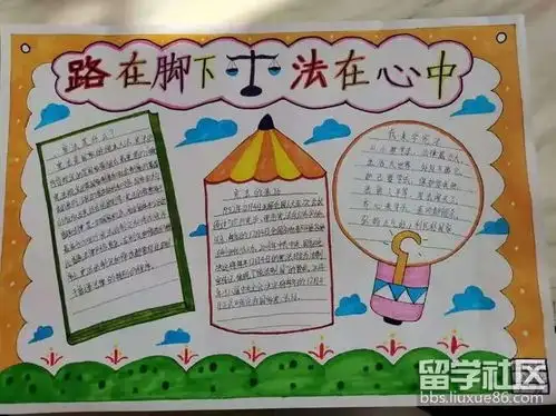 学宪法讲宪法手抄报简单又漂亮精选5张