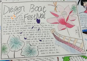 dragonboatfestival端午节英语手抄报图片资料