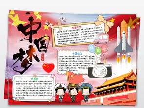 中国梦word手抄报模板下载图片素材wps2.36mb课文阅读手抄报大全读书手抄报