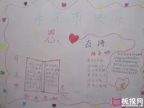 母亲节手抄报图片大全,给妈妈的礼物