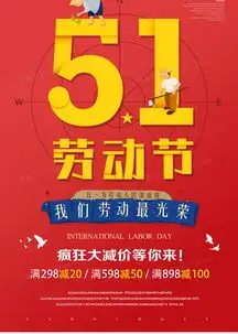 红色简约复古51劳动节节日海报设计图片下载psd格式素材35435315像素熊猫办公