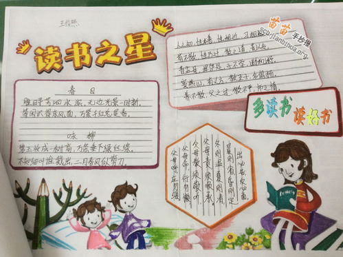 关于读书手抄报图片大全资料