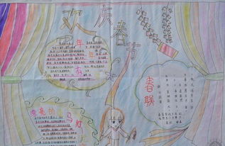 二年级欢庆新年手抄报