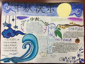 合肥市琥珀中学琥珀中学山庄校区开展中秋假日小报活动