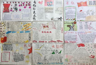 亳州学院音乐系开展纪念长征胜利80周年主题手抄报评比活动