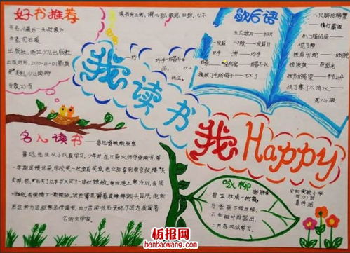 世界读书日手抄报图片