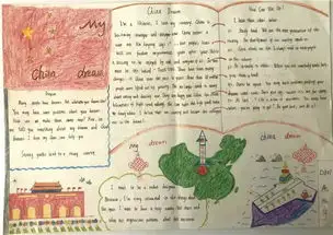 mydream小学生英语手抄报英语小报展