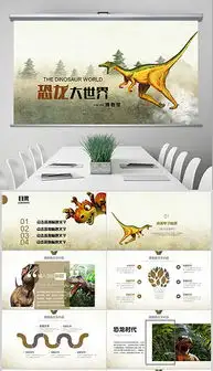 pptx恐龙乐园pptx格式恐龙乐园素材图片pptx恐龙乐园设计模板我图网