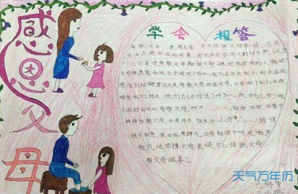 2020母亲节手抄报简单漂亮2020母亲节手抄报最漂亮的
