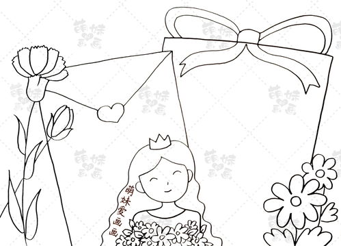 女神节快乐38妇女节主题手抄报模板,简单又好看,含内容文字