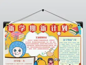新学期新计划开学小报手抄报word模板图片素材wps下载9.18mb其他大全其他