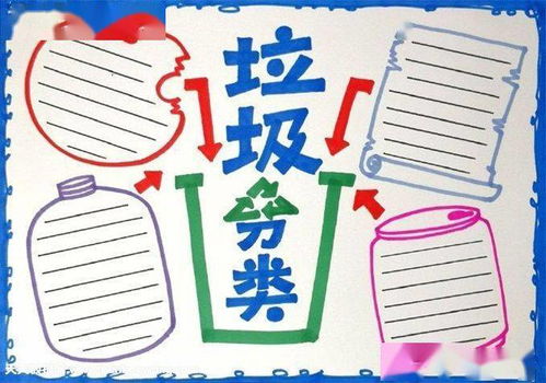 502微课垃圾分类手抄报合集
