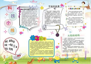 科技小报手抄报15001944读书卡