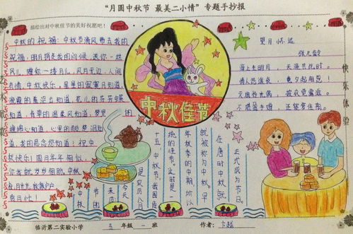 中秋佳节手抄报图片4张