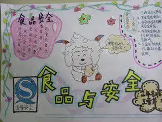 一年级的手抄报食品安全简单的怎么坐