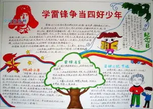 雷锋的手抄报图片
