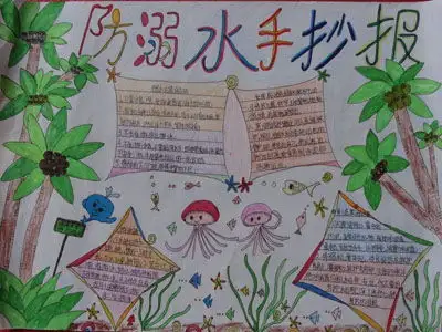 防溺水手抄报溺水的临床表现