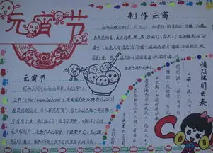 庆祝元宵手抄报图片