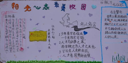 丽星中学校团委组织举行了阳光心态快乐校园板报活动