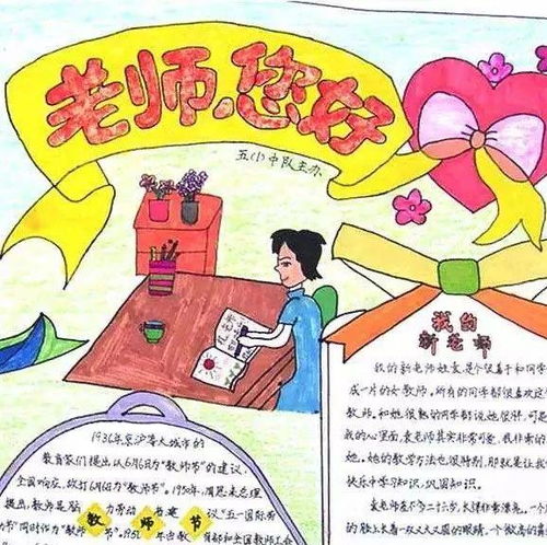 教师节主题手抄报教师节祝福语素材,快收藏吧