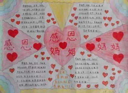 母亲节手抄报贺卡模板全攻略,赶快为孩子收藏吧