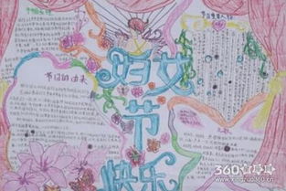 妇女节手抄报简单漂亮的作品鉴赏