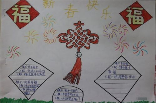春节习俗的手抄报