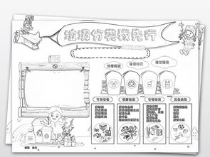 垃圾分类小报绿色低碳环保小报手抄报图片素材保护环境手抄报大全worddoc模板下载129.38mb环保手抄报