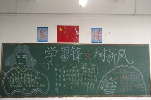 合师院附小开展学雷锋树新风主题黑板报评比活动