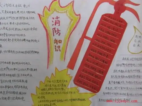 消防安全手抄报资料图片