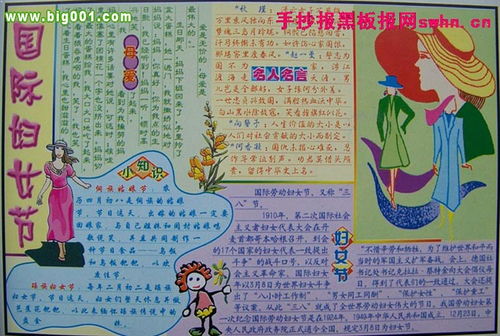 三八妇女节手抄报图片23张