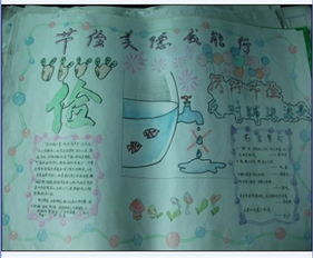 勤俭节约手抄报雷锋的节约精神