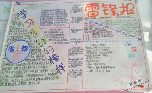 学习雷锋好榜样手抄报资料
