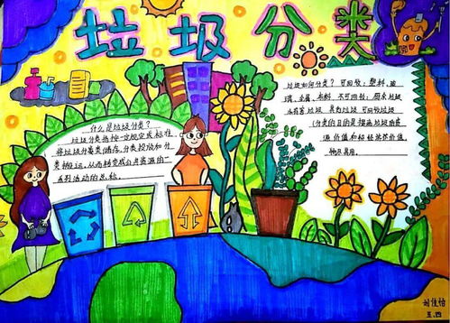 502微课垃圾分类手抄报合集