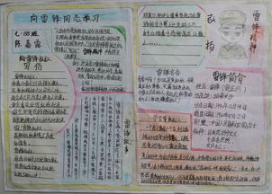 学雷锋手抄报优秀作品展示