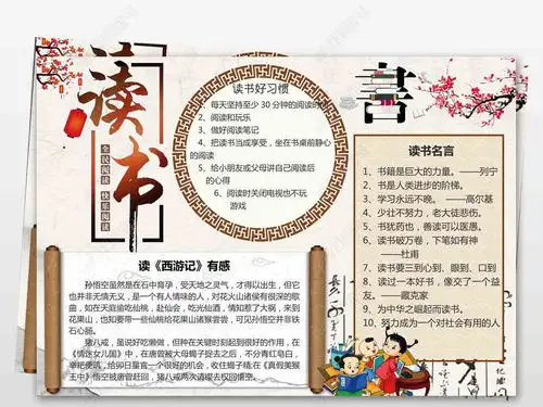 卖普洱茶的子手抄报