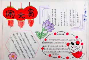2019年元宵节的手抄报图片