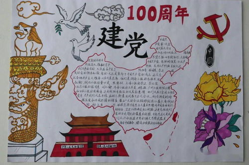 红色手抄报作品展览第十五期