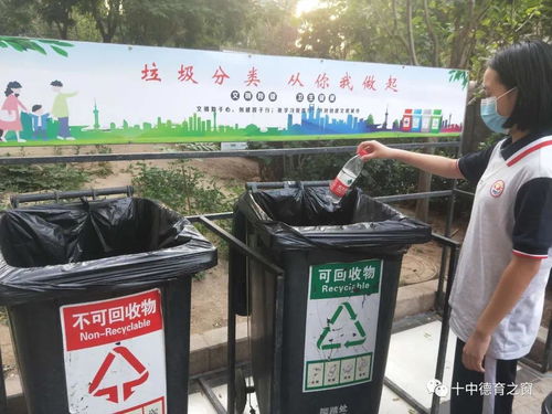 廊坊市第十中学开展参与垃圾分类争做文明学生主题活动
