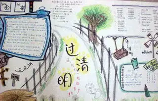 清明节手抄报清明追思