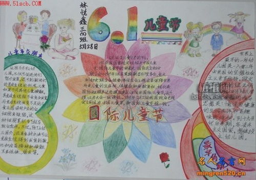 六一儿童节手抄报