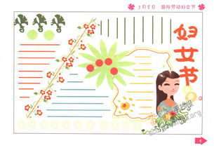 妇女节手抄报简单又漂亮资料