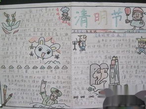 小学生清明节手抄报大全